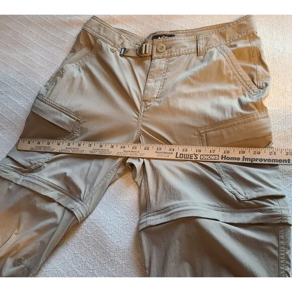 REI Co-op Sahara Pants Womens 8 Zip Off Convertible Hiking Nylon Outdoor SPF 50+ - Picture 10 of 12
